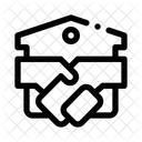 Handshake house  Icon