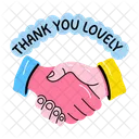 Handshake Handclasp Thanks Icon