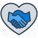 Esg Handshake Heart Icon