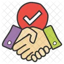 Handshake Business Partner Businessmen Deal Icon