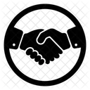 Handshake Teamwork Coordination Icon