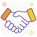 Handshake Teamwork Coordination Icon