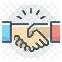 Partners Handshake Deal Icon