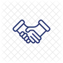 Team Contract Handshake Icon