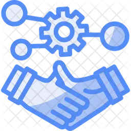 Handshake Symbolizing Networking  Icon