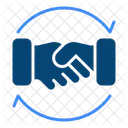 Handshake Vereinbarung Geschaft Symbol