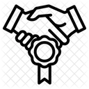 Handschlag Vereinbarung Symbol