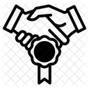 Handschlag-Vereinbarung  Symbol