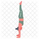 Handstand Pose Advanced Yoga Vinyasa Yoga Icon