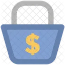 Handtasche Dollar Zeichen Symbol