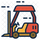 Handtruck Lift Container Icon