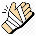 Handverband Armverband Handverletzung Symbol