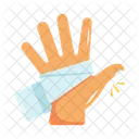 Handverletzung  Symbol