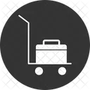 Handwagen Lieferung Export Symbol