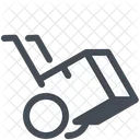 Lieferung Handwagen Logistik Symbol
