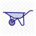 Handwagen Bau Tragen Symbol