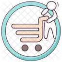 Handwagen Einkaufswagen Einkaufswagen Symbol