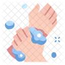 Handewaschen Virus Hand Symbol