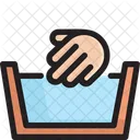 Hand Wash Clean Water Icon
