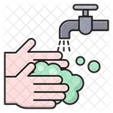 Handwash Cleaning Tap Icon