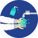Sanitizer Handwash Washing Icon