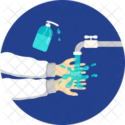 Handwash With Sanitizer  Icon