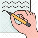 Handwriting Text Script Icon