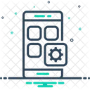 Mobil App Einstellung Symbol