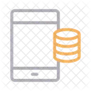 Mobil Server Datenbank Symbol