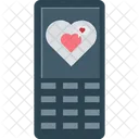 Mobile Herzschild Valentinstag Symbol