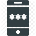 Mobil Passwort Sicherheit Icon