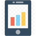 Mobil Diagramm Analysieren Symbol