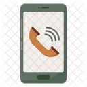 Mobiltelefonanruf Telefonanruf Eingehender Anruf Symbol