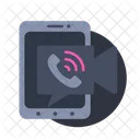 Mobiltelefonanruf  Symbol