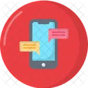 Mobiler Chat  Symbol