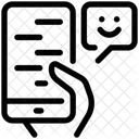 Romantisch Mobil Meme Symbol