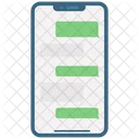 Konversation Mobiler Chat Chat Thread Symbol