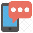 Mobil Chat Kommunikation Symbol