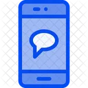 Mobiler Chat  Symbol