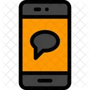 Mobiler Chat  Symbol