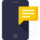 Mobiler Chat  Symbol