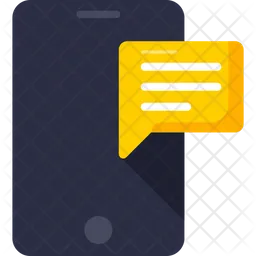 Mobiler Chat  Symbol