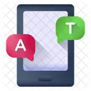 Mobiler Chat  Icon