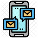 Mobiler Chat  Symbol