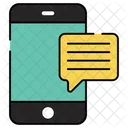 Mobiler Chat  Symbol