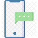 Mobiler Chat  Symbol