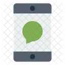 Mobiler Chat  Symbol