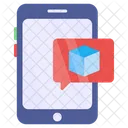 Mobiler Chat  Symbol