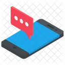 Mobiler Chat Mobile Kommunikation Mobile Nachricht Icon