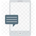 Handy Chat Chat Blase SMS Symbol